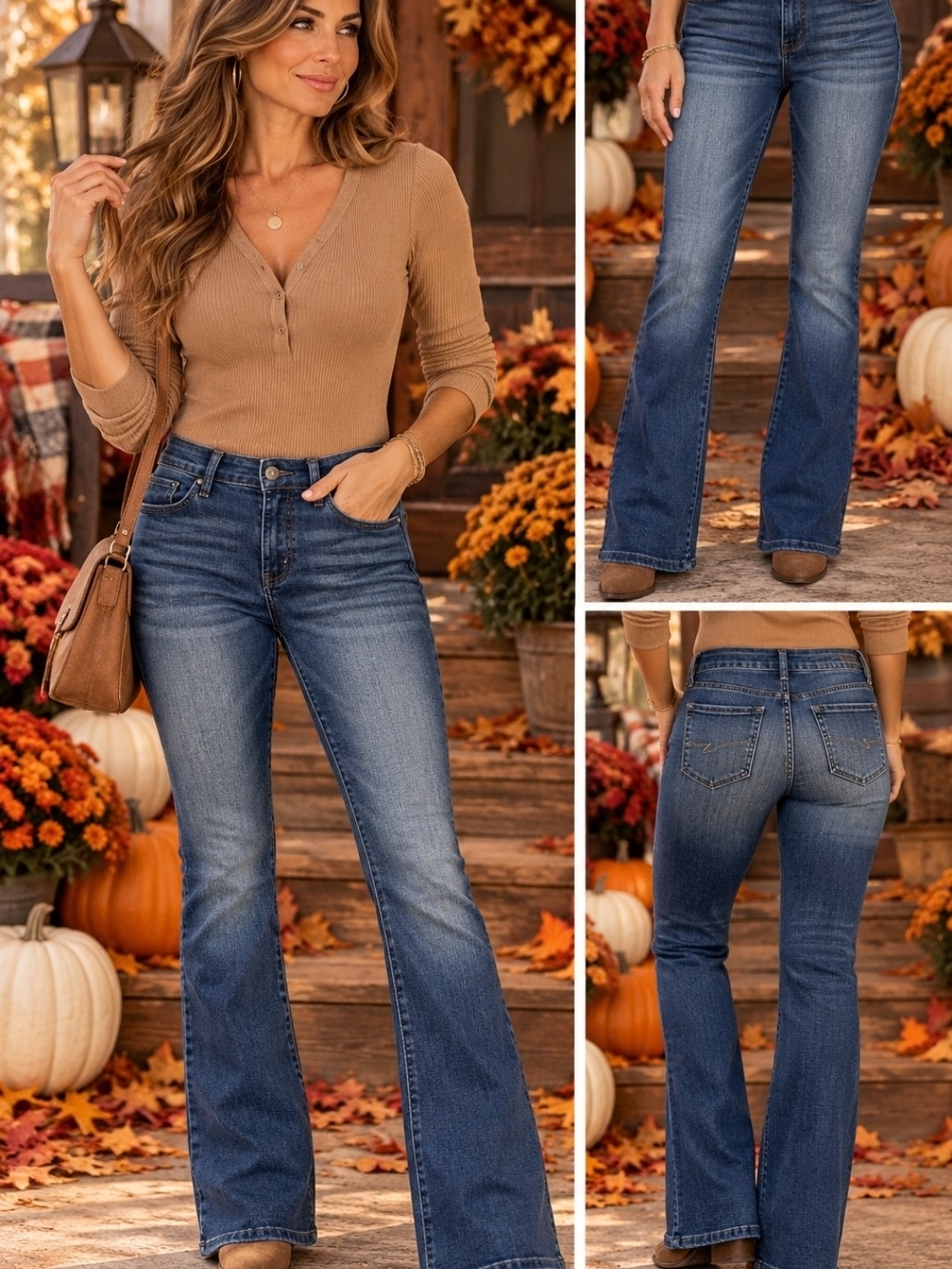 Lee Modern Series Curvy Fit Bootcut Jeans Size 6 Short Medium Wash